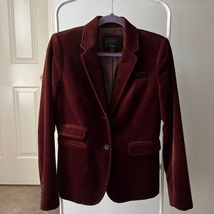 J. Crew velvet blazer
